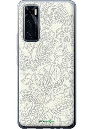 Чехол на vivo v20 se белое кружево "4383u-2128-2448"