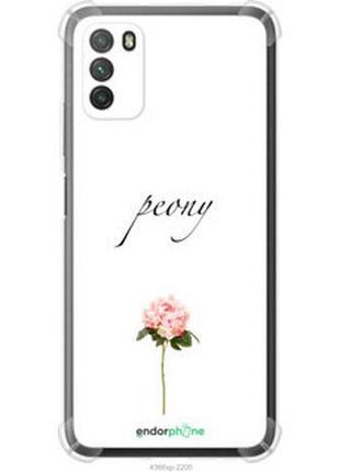 Чехол на xiaomi poco m3 пион "4366sp-2200-2448"