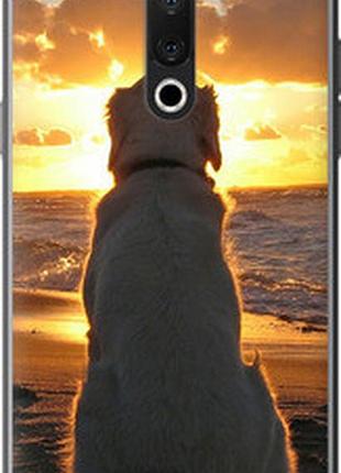 Чохол на meizu 15 plus захід і собака "3966u-1473-2448"