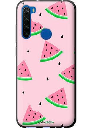 Чехол на xiaomi redmi note 8t розовый арбуз "4314b-1818-2448"
