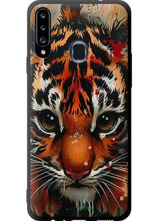 Чехол на samsung galaxy a20s a207f mini tiger "6052b-1775-2448"