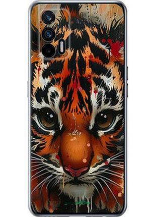 Чехол на realme gt 5g mini tiger "6052u-3338-2448"