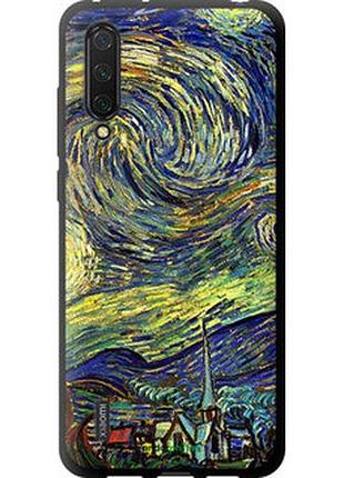 Чехол на xiaomi mi 9 lite винсент ван гог. звёздная ночь "163b-1834-2448"