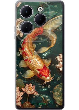 Чехол на infinix hot 40 мелодия лотоса "6106u-3503-2448"