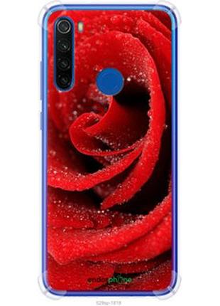Чехол на xiaomi redmi note 8t красная роза "529sp-1818-2448"