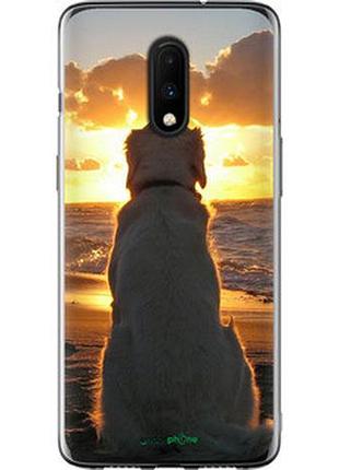 Чохол на oneplus 7 захід і собака "3966t-1740-2448"