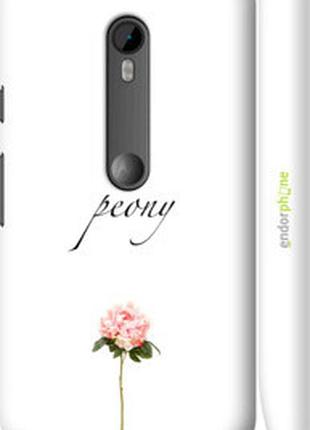 Чехол на motorola moto g3 пион "4366m-318-2448"