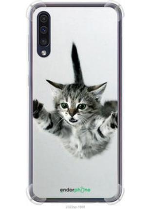 Чехол на samsung galaxy a50 2019 a505f летящий котёнок "2322sp-1668-2448"