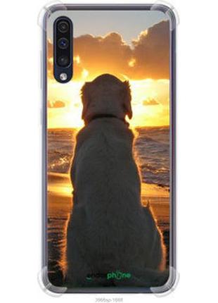 Чехол на samsung galaxy a30s a307f закат и собака "3966sp-1804-2448"