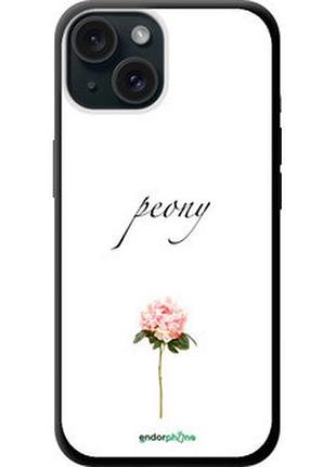 Чехол на iphone 15 пион "4366b-3075-2448"