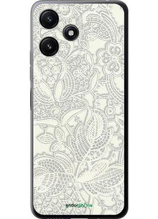 Чехол на xiaomi poco m6 pro 5g белое кружево "4383u-3859-2448"