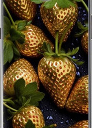Чохол на samsung galaxy note 2 n7100 золота полуниця "5637t-17-2448"