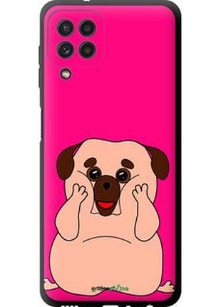 Чехол на samsung galaxy m22 m225f весёлый мопс "4908b-2551-2448"