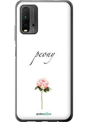 Чехол на xiaomi redmi 9t пион "4366t-2257-2448"