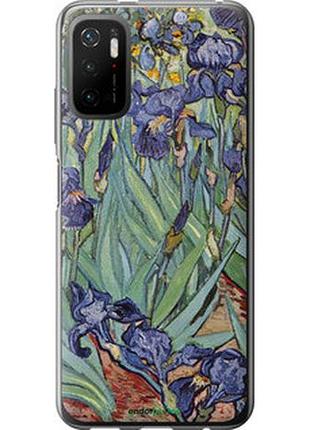 Чехол на xiaomi redmi note 10 5g винсент ван гог. ирисы "161u-2556-2448"