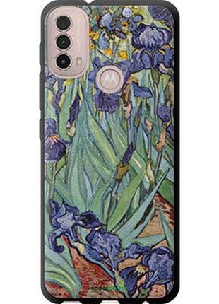 Чохол на motorola e40 вінсент ван гог. іриси "161b-2660-2448"