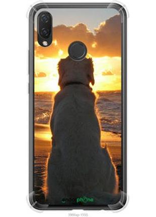 Чохол на huawei nova 3i захід і собака "3966sp-1541-2448"