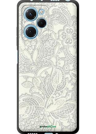 Чохол на xiaomi poco x5 pro 5g біле мереживо "4383b-3027-2448"