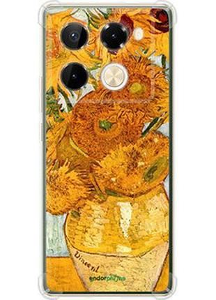 Чехол на infinix note 40 pro 5g винсент ван гог. подсолнухи "162sp-3690-2448"