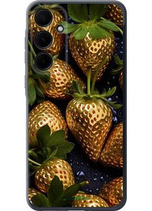 Чехол на samsung galaxy a35 золотая клубника "5637u-3499-2448"