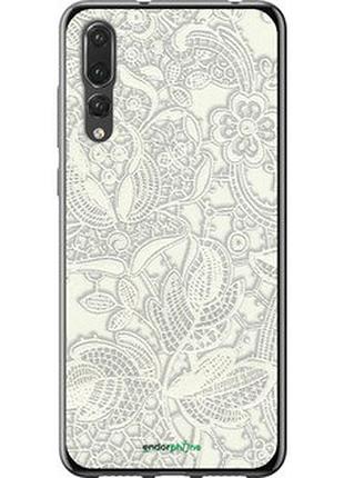 Чехол на huawei p20 pro белое кружево "4383t-1470-2448"