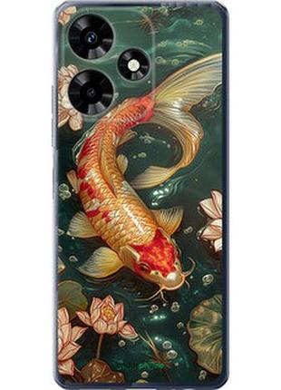 Чехол на infinix hot 30 мелодия лотоса "6106u-3046-2448"