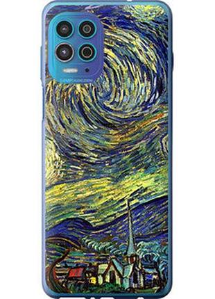 Чехол на motorola edge s винсент ван гог. звёздная ночь "163u-2860-2448"