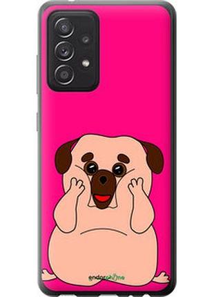 Чехол на samsung galaxy a52s 5g a528b весёлый мопс "4908t-2583-2448"