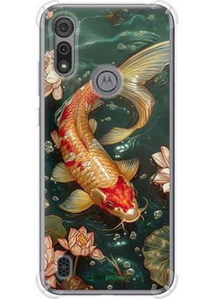 Чехол на motorola e6i мелодия лотоса "6106sp-2355-2448"