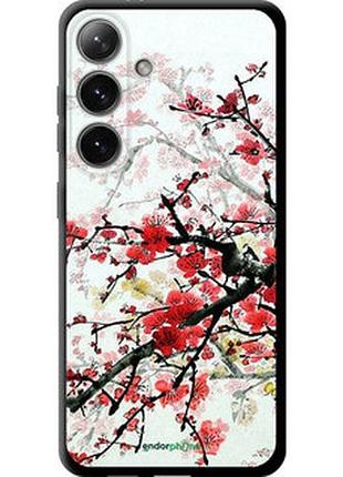 Чехол на samsung galaxy s24 цветущий куст "831b-3390-2448"