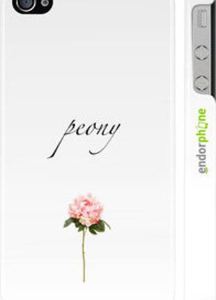 Чехол на iphone 4s пион "4366c-12-2448"