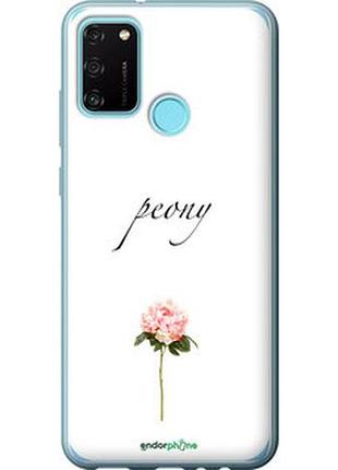 Чехол на huawei honor 9a пион "4366u-1900-2448"