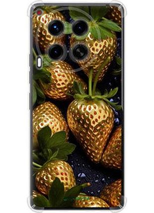 Чохол на tecno camon 30 4g золота полуниця "5637sp-3712-2448"
