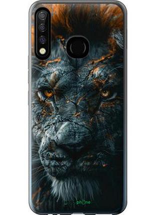 Чохол на tecno camon 12 cc7 плам'яний лев "6153u-2432-2448"