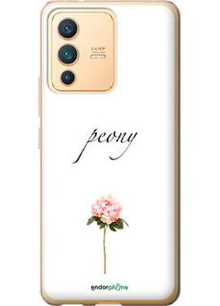 Чехол на vivo v23 пион "4366u-2642-2448"