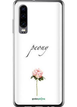 Чехол на huawei p30 пион "4366u-1622-2448"