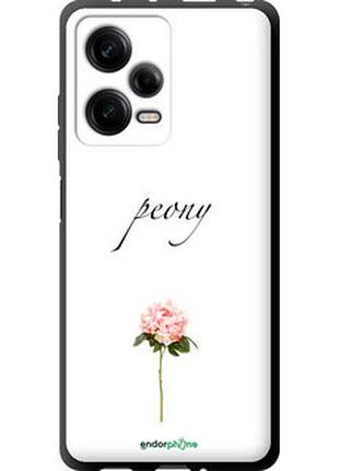 Чехол на xiaomi redmi note 12 pro 5g пион "4366b-2932-2448"