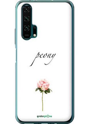 Чехол на huawei honor 20 pro пион "4366u-1702-2448"