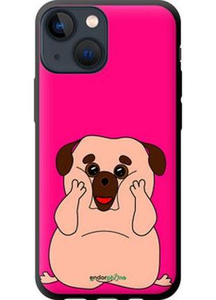 Чехол на iphone 13 mini весёлый мопс "4908b-2373-2448"