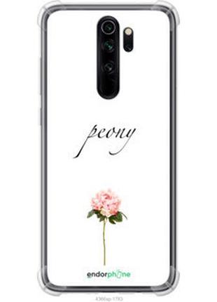 Чехол на xiaomi redmi note 8 pro пион "4366sp-1783-2448"
