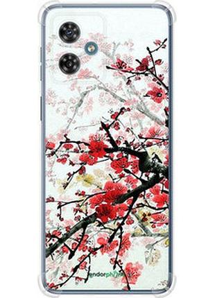 Чохол на motorola moto g54 квітучий кущ "831sp-3339-2448"