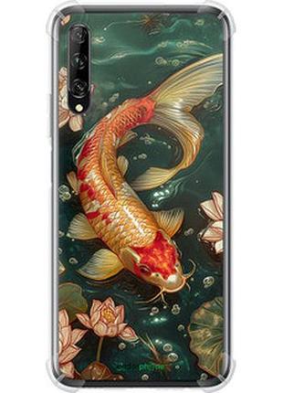 Чехол на huawei p smart pro мелодия лотоса "6106sp-1906-2448"