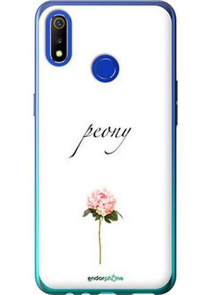 Чехол на realme 3 пион "4366u-1869-2448"