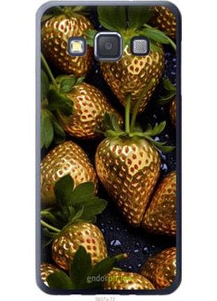 Чехол на samsung galaxy a3 a300h золотая клубника "5637u-72-2448"