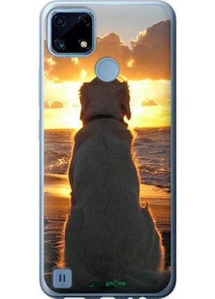Чохол на realme c21 захід і собака "3966u-2321-2448"