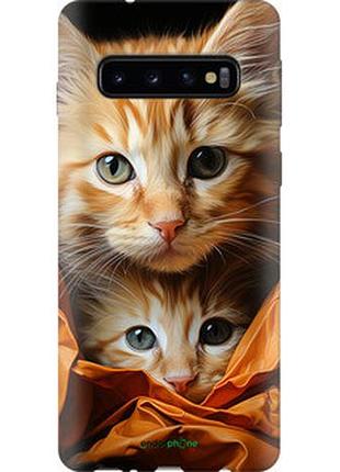 Чехол на samsung galaxy s10 котики 2 "5664sp-1640-2448"