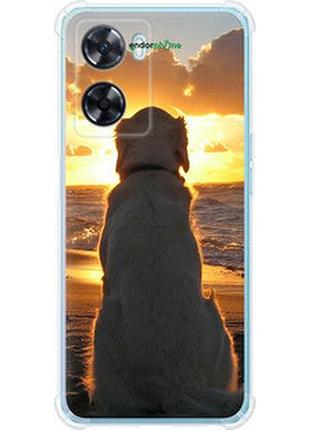 Чохол на oppo a57s захід і собака "3966sp-2931-2448"