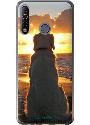 Чохол на tecno camon 12 air cc6 захід і собака "3966u-2389-2448"