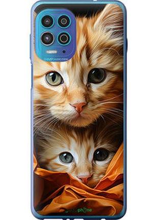 Чехол на motorola g100 котики 2 "5664u-2359-2448"