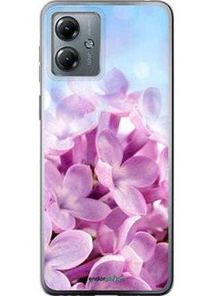 Чехол на motorola moto g14 сирень "527u-3197-2448"